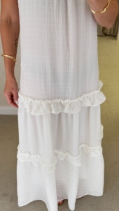 VESTIDO ARIELLE LONGO DETALHE ALÇA - Imagem 4