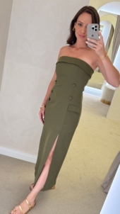 VESTIDO TQC DET BOTÕES FENDA LATERAL - Imagem 7