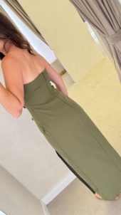 VESTIDO TQC DET BOTÕES FENDA LATERAL - Imagem 6