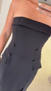 VESTIDO TQC DET BOTÕES FENDA LATERAL - Imagem 3