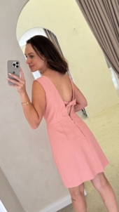 VESTIDO CURTO COM LAÇO COSTAS - Imagem 8