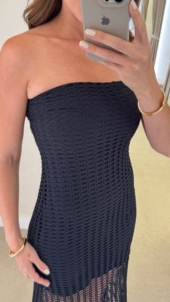 VESTIDO SEM MANGA MIDI TELA - Imagem 3
