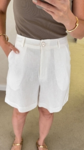 SHORTS BASIC LINEN CHIC - Imagem 2