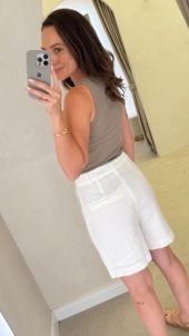 SHORTS BASIC LINEN CHIC - Imagem 3