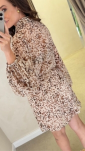 SAIA CHIFFON ONÇA - Imagem 2