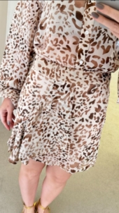 SAIA CHIFFON ONÇA - Imagem 3