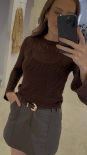 BLUSA TRT MODAL RENDADA M.FLARE - Imagem 2