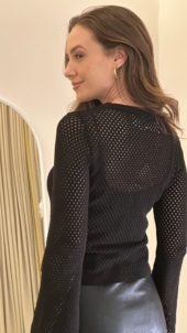 BLUSA TRT MODAL RENDADA M.FLARE - Imagem 4