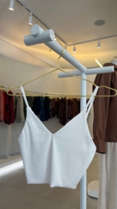 TOP CANELADO DECOTE V - Imagem 3