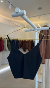 TOP CANELADO DECOTE V - Imagem 2